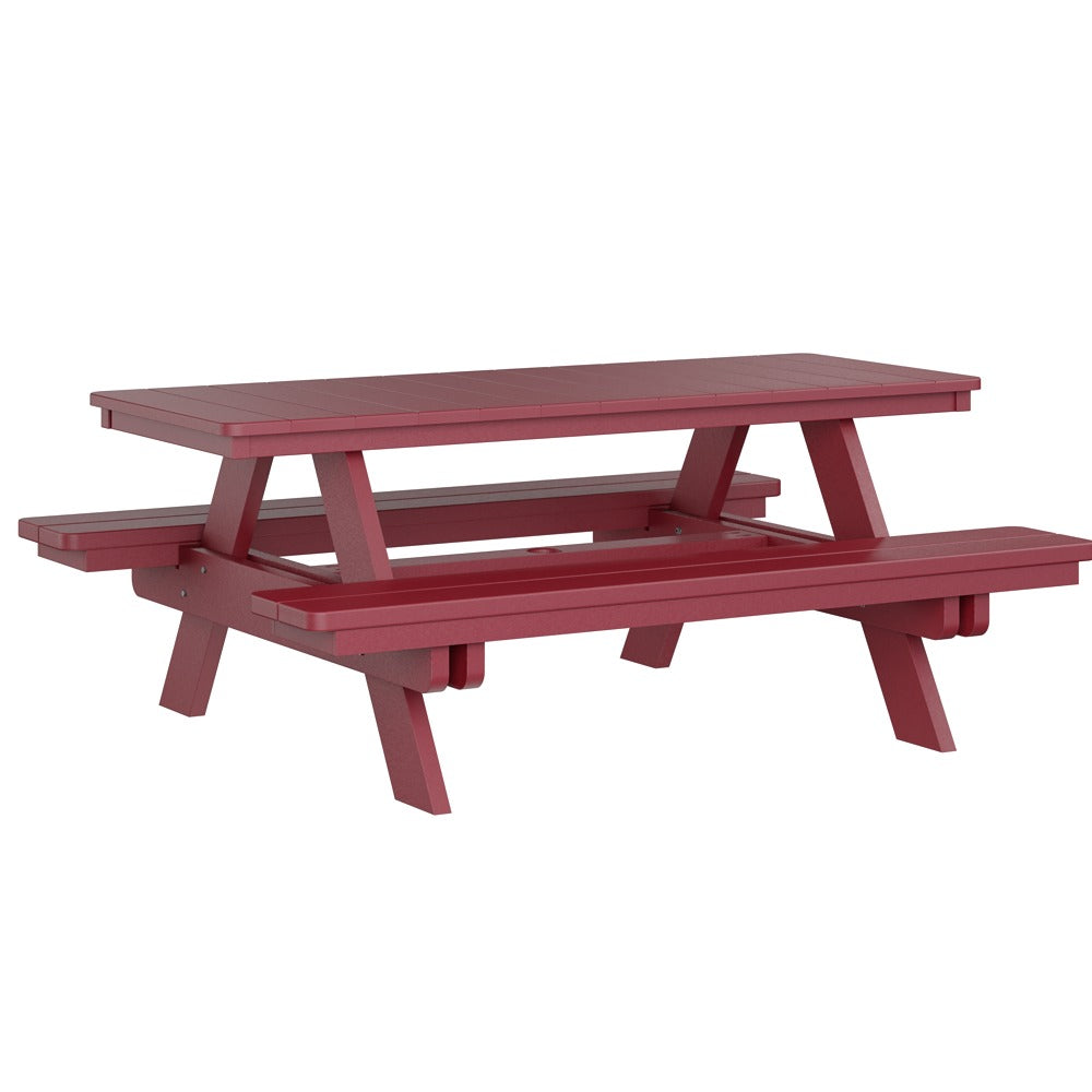 Berlin Gardens Rectangular Poly Lumber Picnic Table