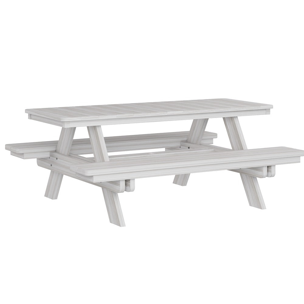 Berlin Gardens Rectangular Poly Lumber Picnic Table