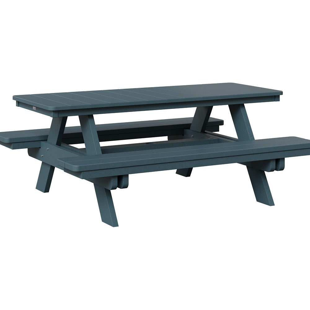 Berlin Gardens Rectangular Poly Lumber Picnic Table