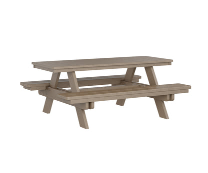 Berlin Gardens Rectangular Poly Lumber Picnic Table