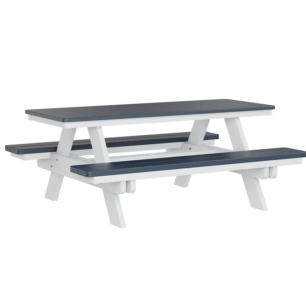 Berlin Gardens Rectangular Poly Lumber Picnic Table