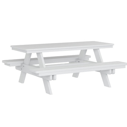 Berlin Gardens Rectangular Poly Lumber Picnic Table