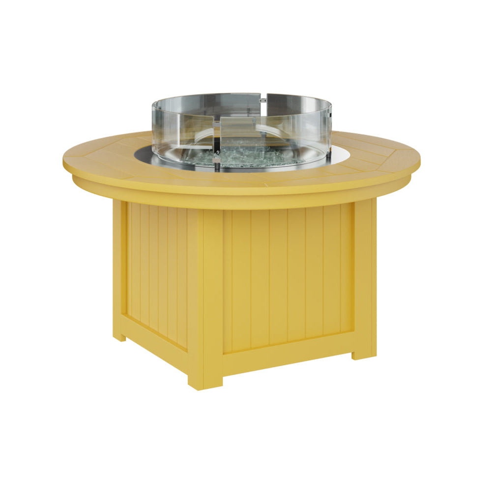 Berlin Gardens Donoma Round Poly Lumber Fire Pit Table