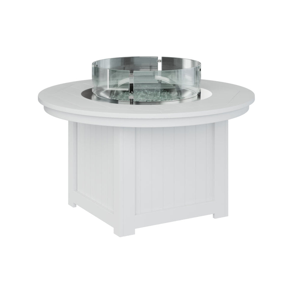 Berlin Gardens Donoma Round Poly Lumber Fire Pit Table