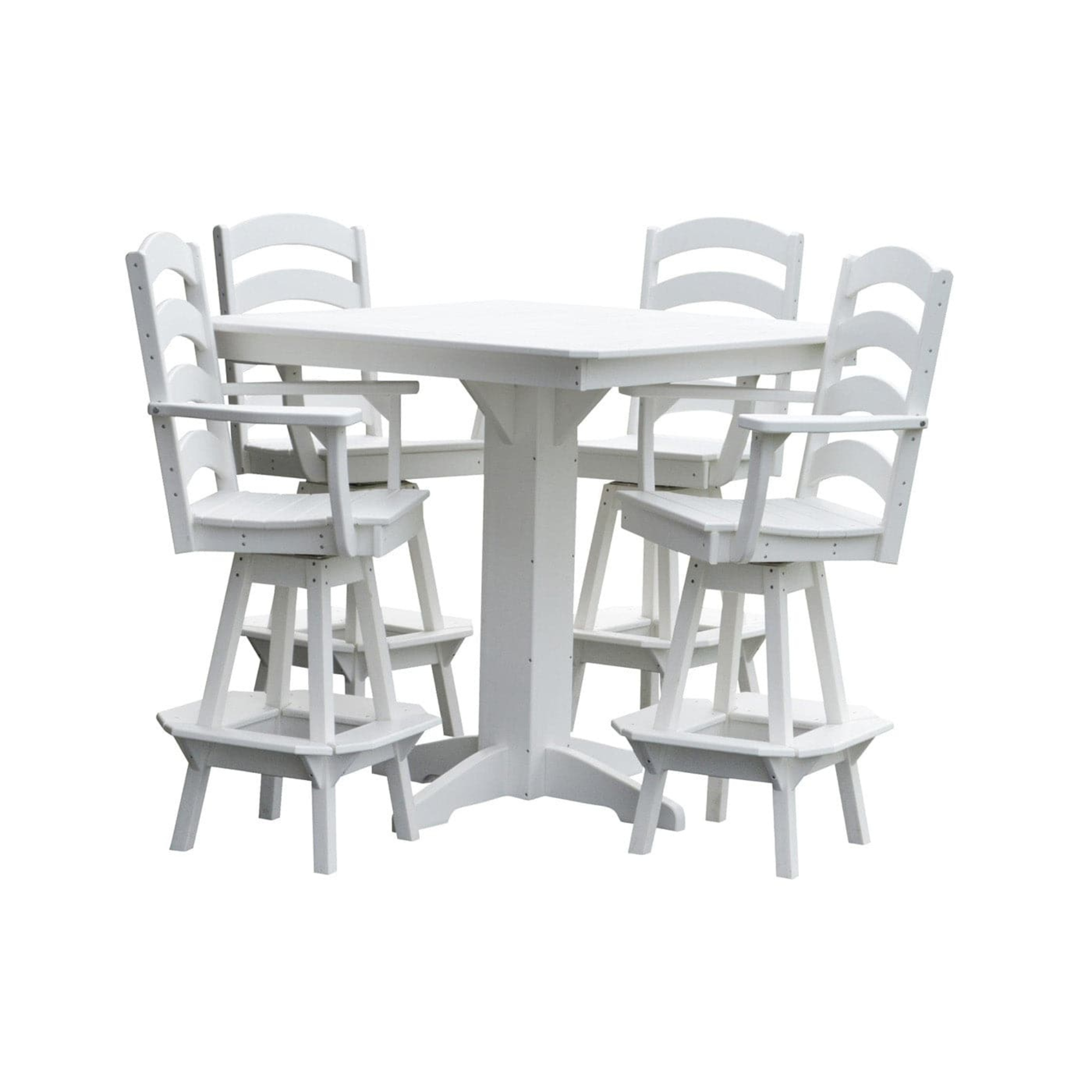 Keystone Amish Co. Josie 5-Piece Poly Outdoor Bar Dining Set