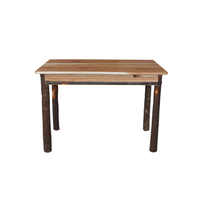 Keystone Amish Co. Hickory Rustic Wood Dining Table