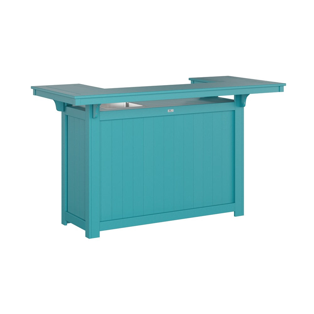 Berlin Gardens Poly Lumber Outdoor Island with Ice Bowl