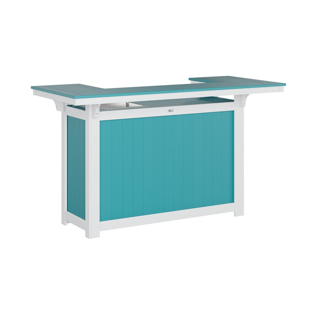 Berlin Gardens Poly Lumber Outdoor Island with Ice Bowl