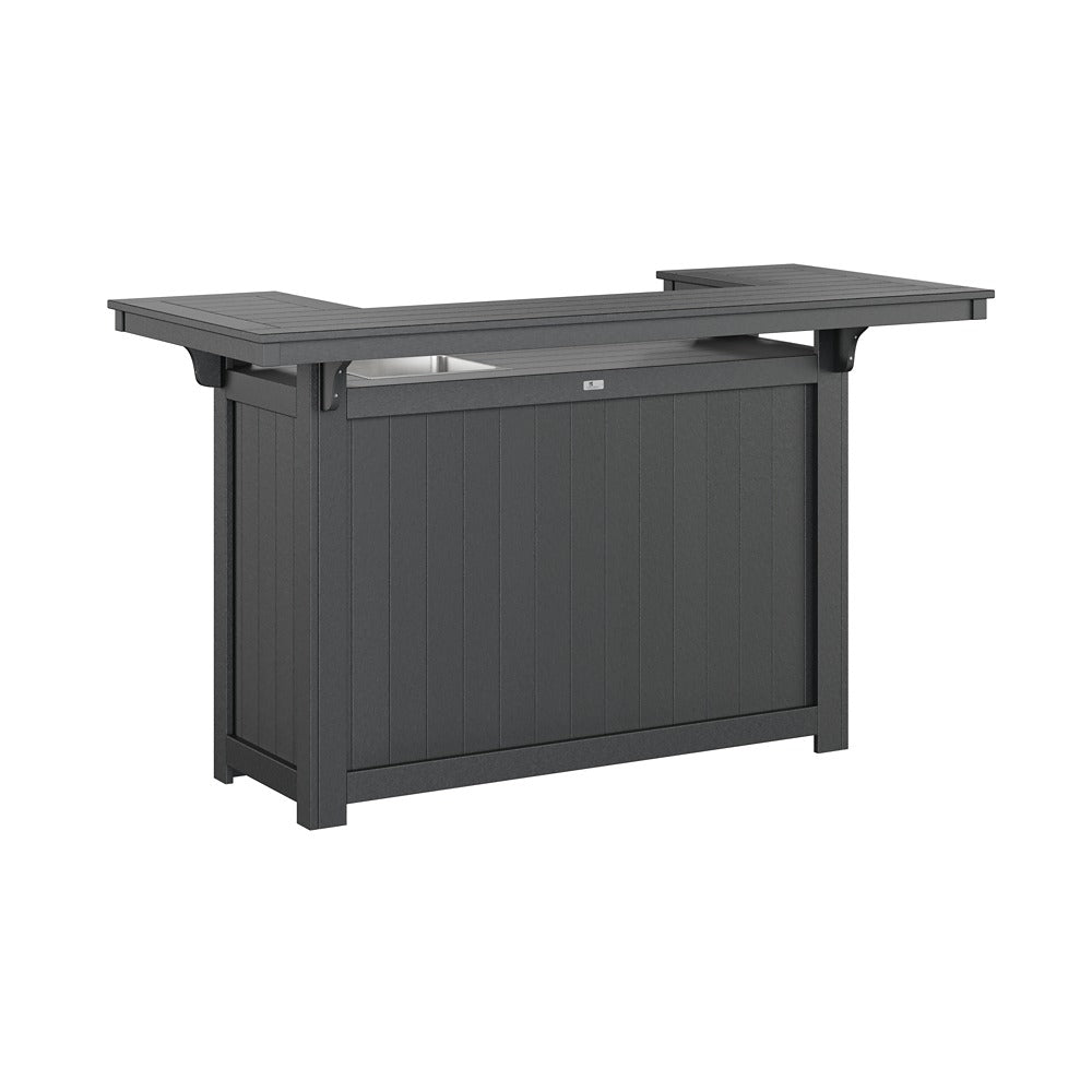 Berlin Gardens Poly Lumber Outdoor Island with Ice Bowl