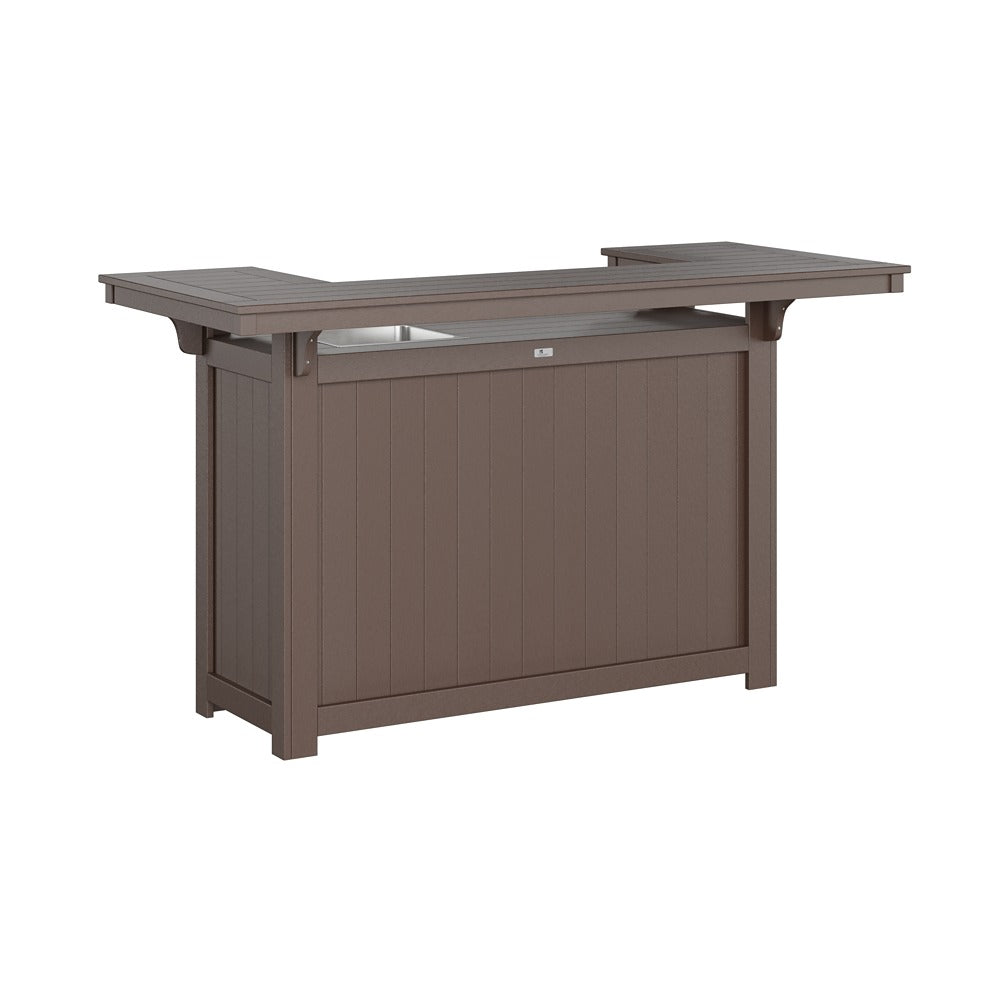 Berlin Gardens Poly Lumber Outdoor Island with Ice Bowl