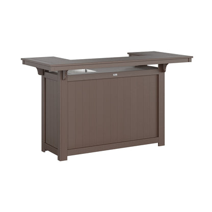 Berlin Gardens Poly Lumber Outdoor Island with Ice Bowl