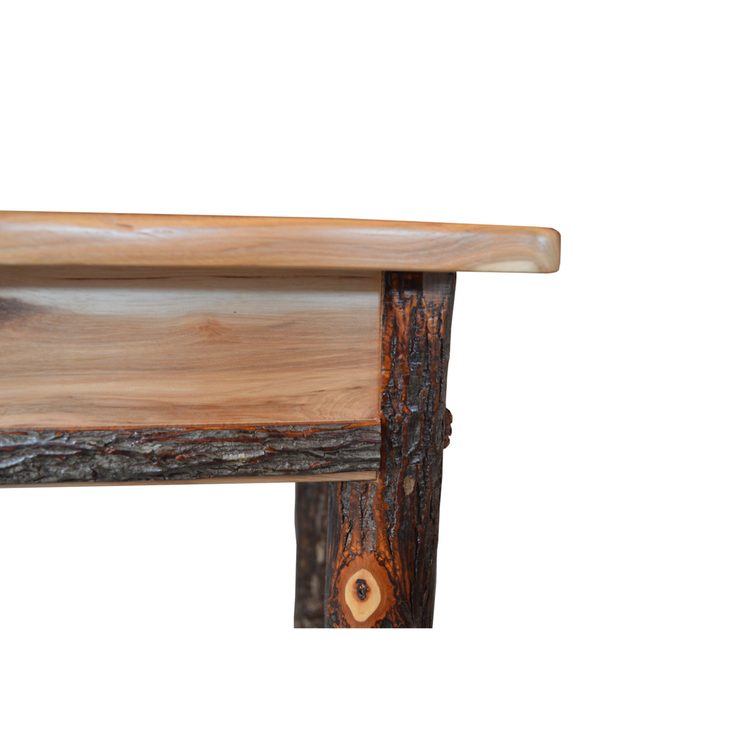 Keystone Amish Co. Hickory Rustic Wood Dining Table