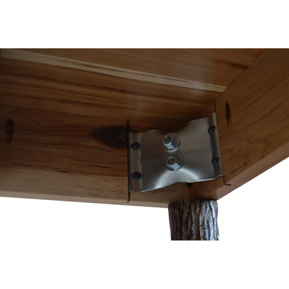 Keystone Amish Co. Hickory Rustic Wood Dining Table