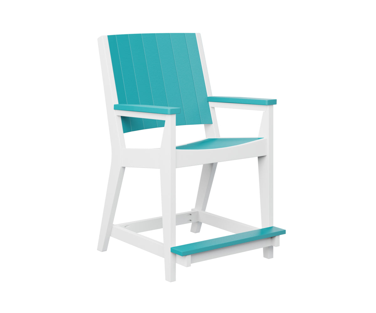 Berlin Gardens Mayhew Outdoor Poly Lumber Chat Counter Chair