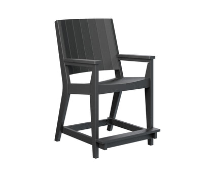 Berlin Gardens Mayhew Outdoor Poly Lumber Chat Counter Chair