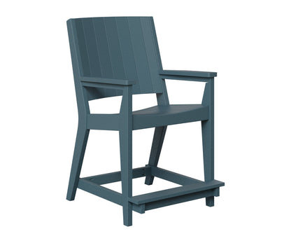 Berlin Gardens Mayhew Outdoor Poly Lumber Chat Counter Chair