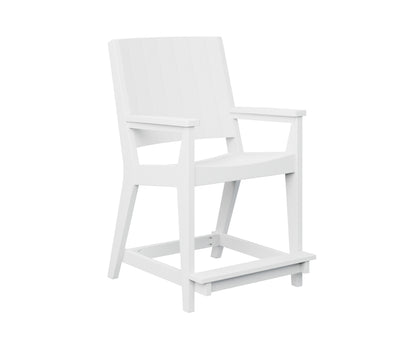Berlin Gardens Mayhew Outdoor Poly Lumber Chat Counter Chair