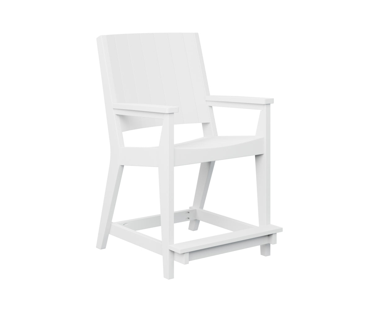Berlin Gardens Mayhew Outdoor Poly Lumber Chat Counter Chair