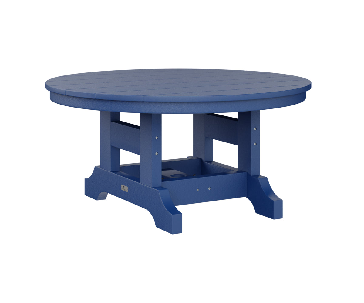 Berlin Gardens Garden Classic Outdoor Poly Lumber 38″ Round Conversation Table