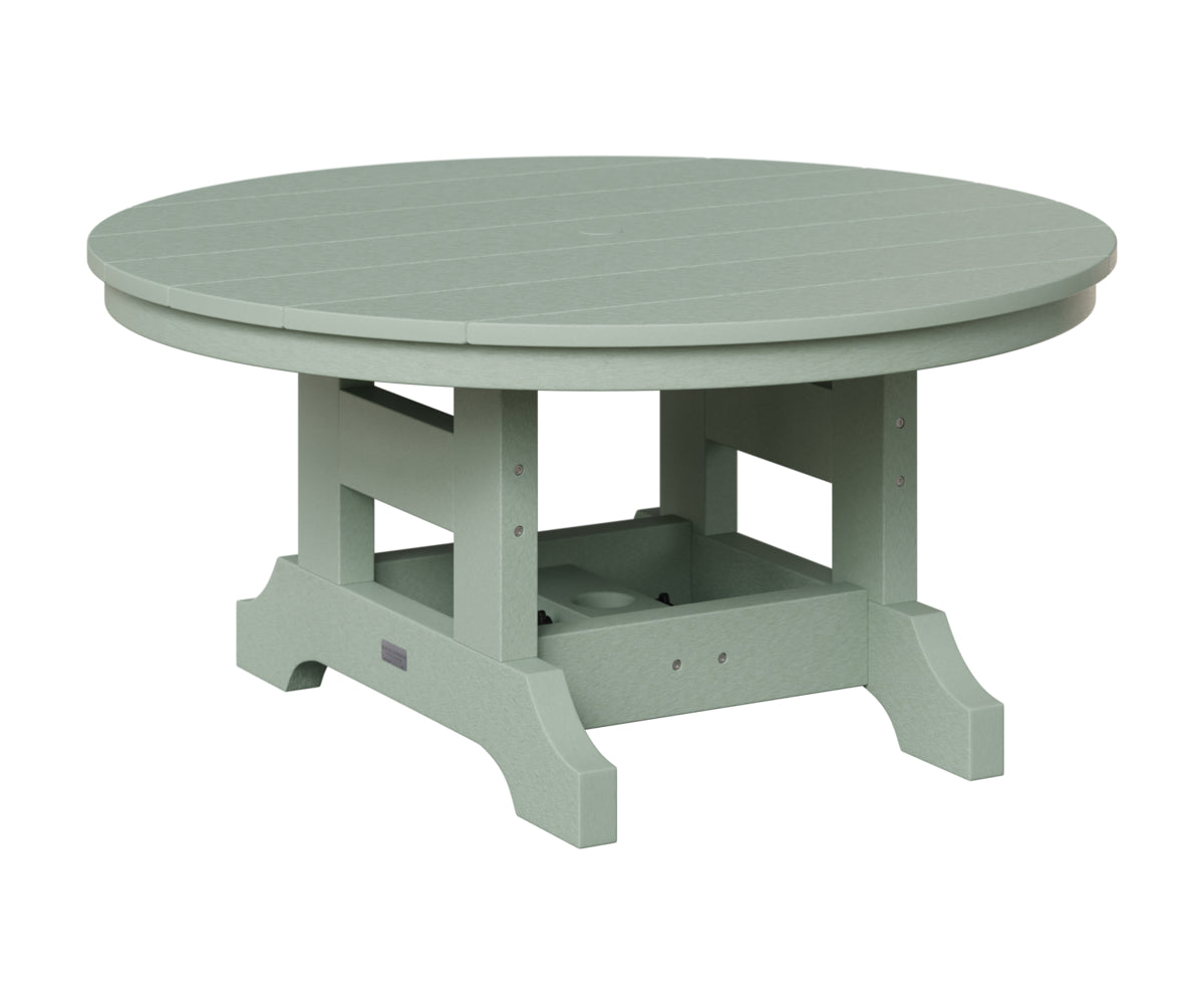 Berlin Gardens Garden Classic Outdoor Poly Lumber 38″ Round Conversation Table