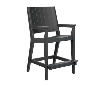 Berlin Gardens Mayhew Outdoor Poly Lumber Chat Bar Height Chair