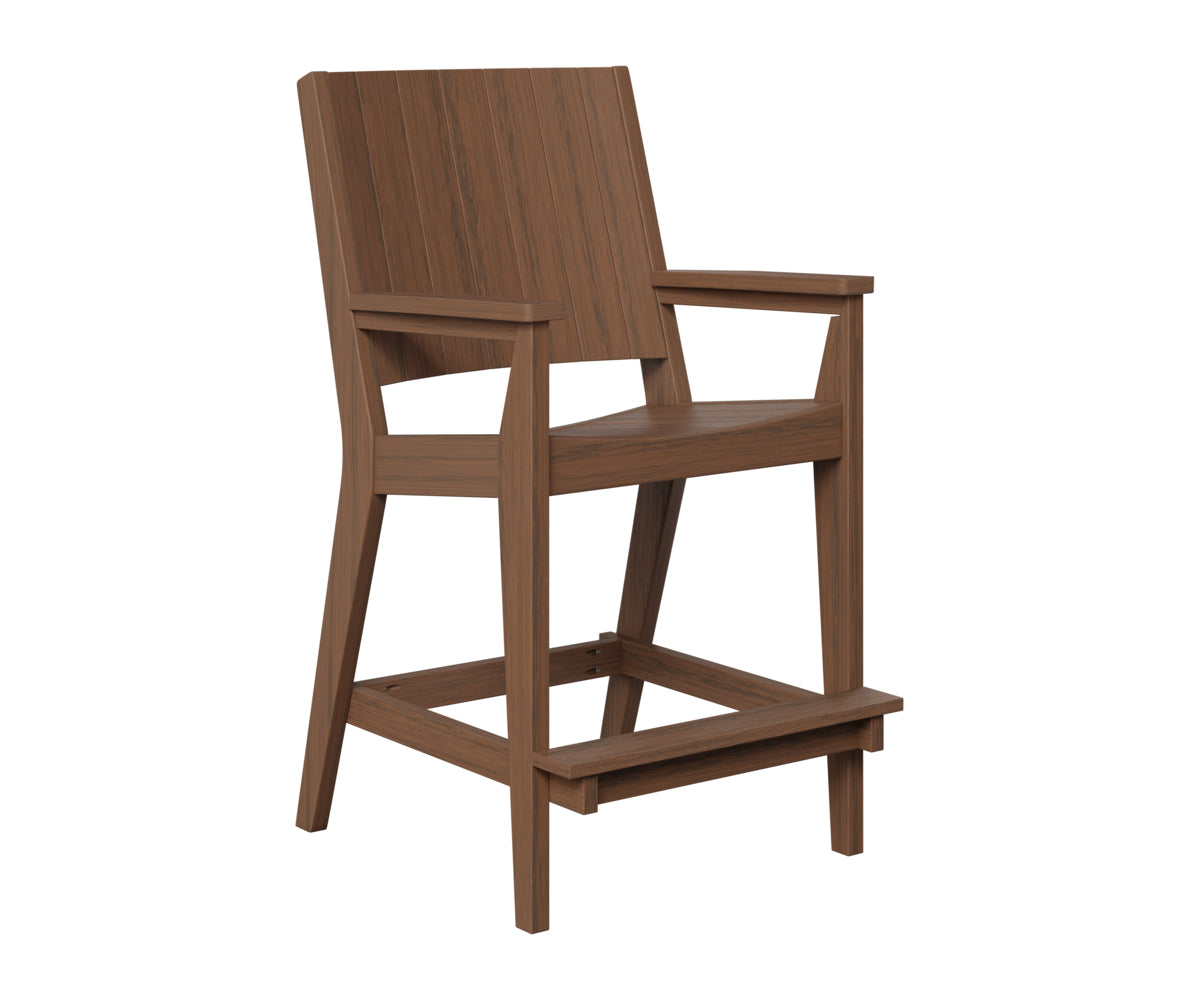 Berlin Gardens Mayhew Outdoor Poly Lumber Chat Bar Height Chair