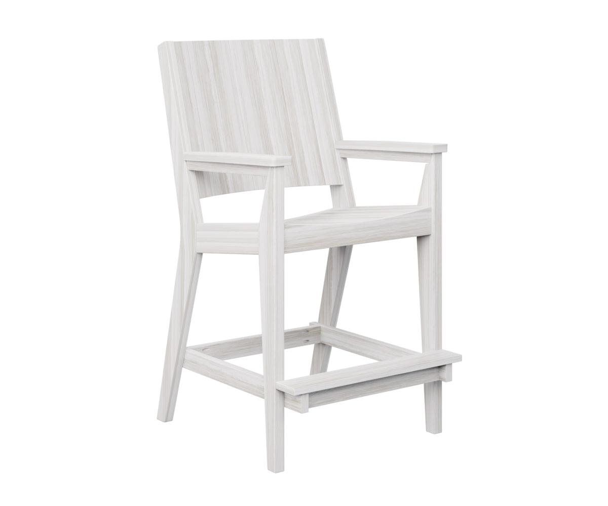 Berlin Gardens Mayhew Outdoor Poly Lumber Chat Bar Height Chair