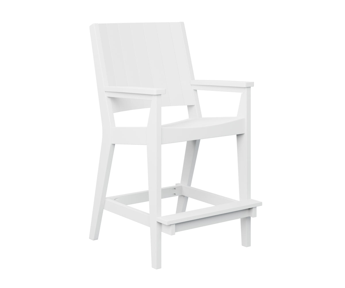 Berlin Gardens Mayhew Outdoor Poly Lumber Chat Bar Height Chair