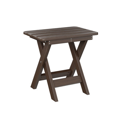 Berlin Gardens Folding Poly Lumber End Table