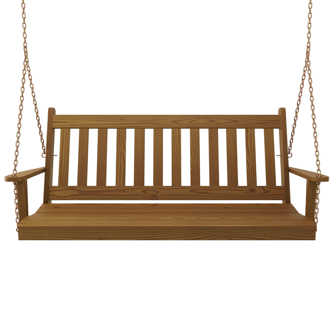Keystone Amish Co. 4 Foot Franklin Porch Swing, Mushroom Stain