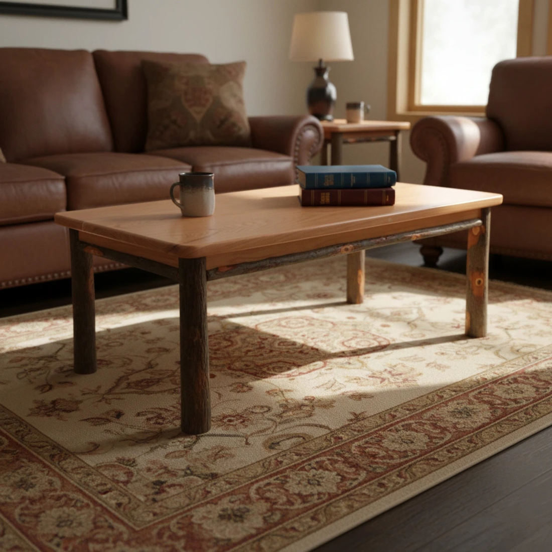 Keystone Amish Co. Hickory Solid Wood Coffee Table