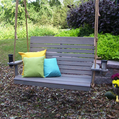 Keystone Amish Co. 4 Foot Salem Pressure Treated Porch Swing, Cedar Stain