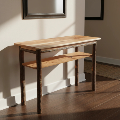 Keystone Amish Co. Hickory Rustic Hallway Table
