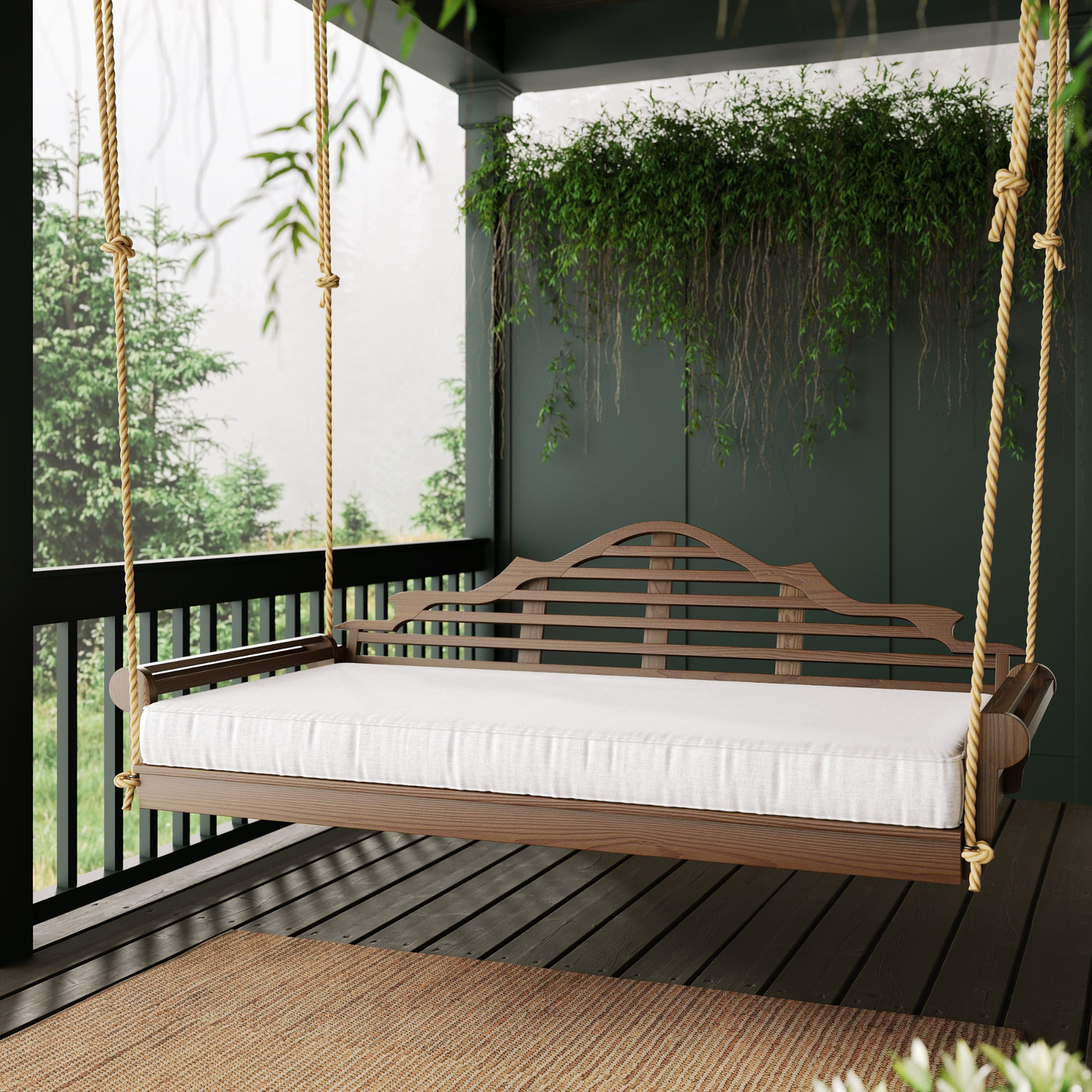 Keystone Amish Co. Milan Porch Swing Bed