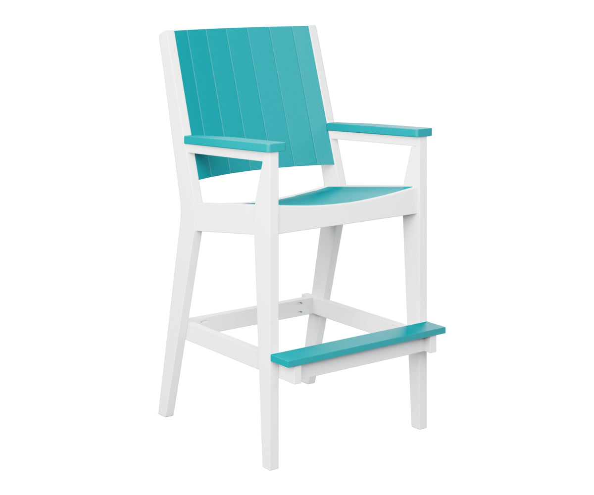 Berlin Gardens Mayhew Outdoor Poly Lumber Chat Extra Tall Bar Height Chair
