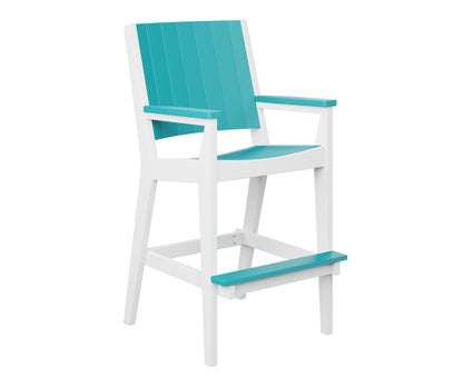 Berlin Gardens Mayhew Outdoor Poly Lumber Chat Extra Tall Bar Height Chair