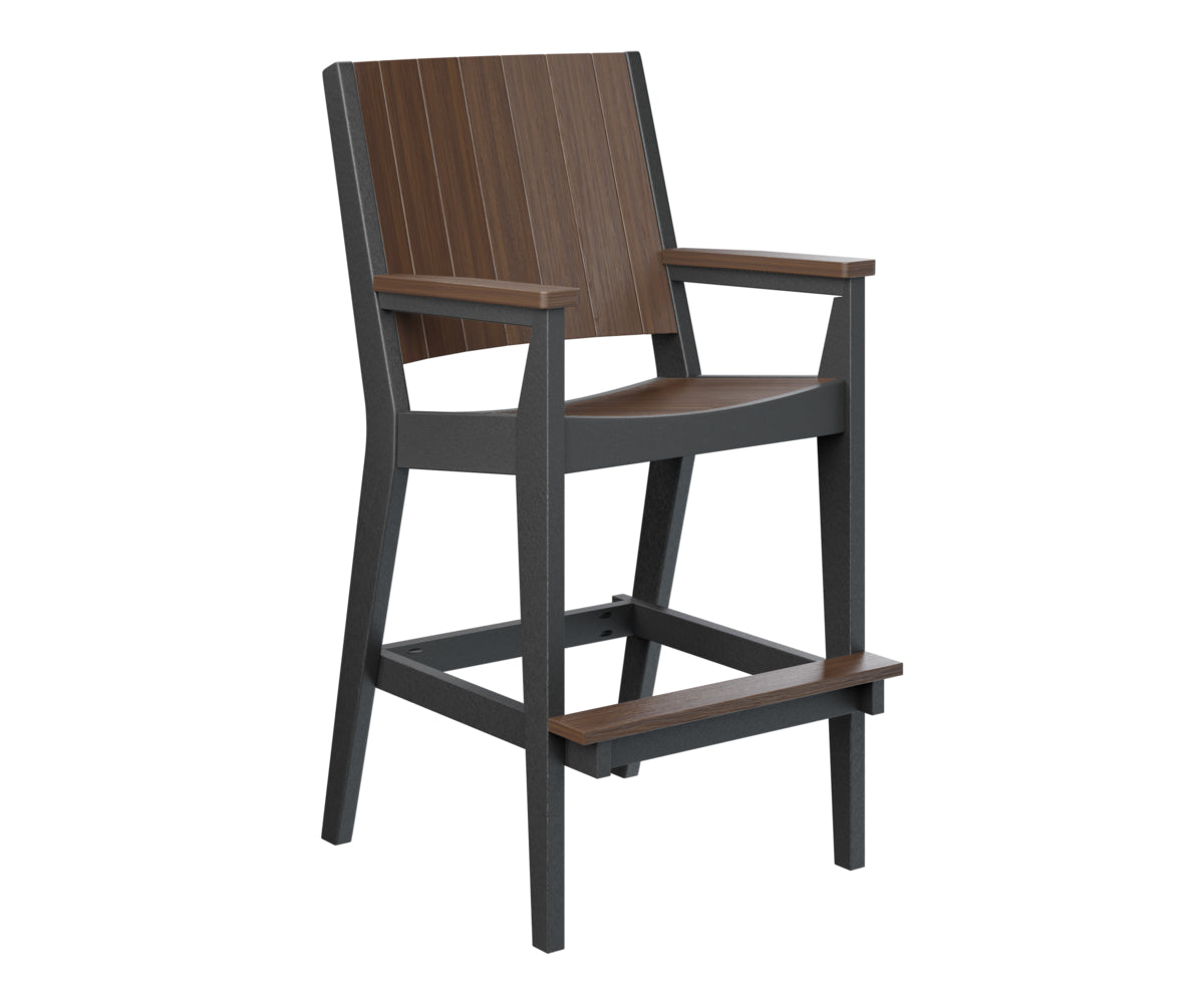 Berlin Gardens Mayhew Outdoor Poly Lumber Chat Extra Tall Bar Height Chair