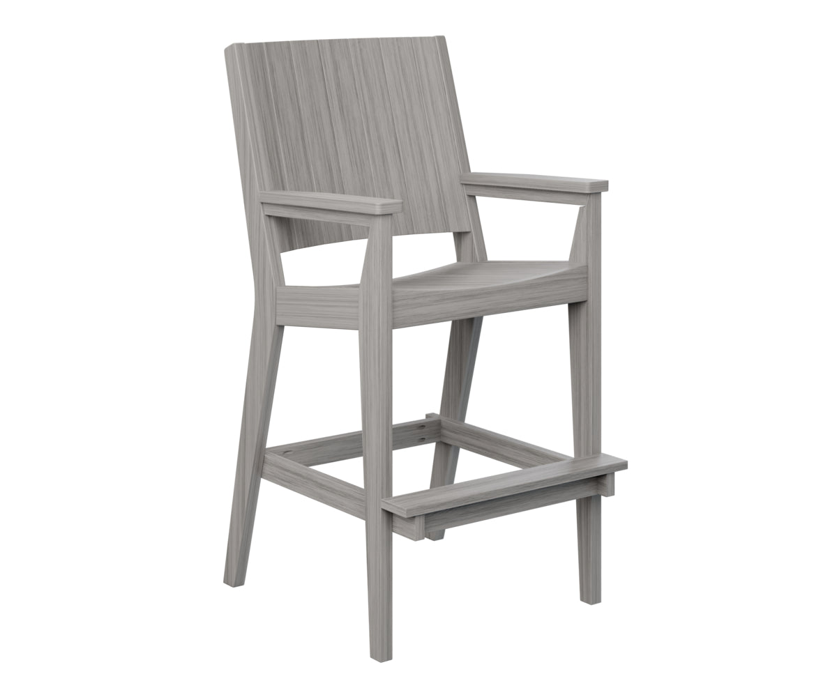 Berlin Gardens Mayhew Outdoor Poly Lumber Chat Extra Tall Bar Height Chair