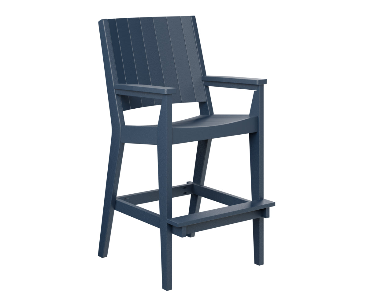 Berlin Gardens Mayhew Outdoor Poly Lumber Chat Extra Tall Bar Height Chair