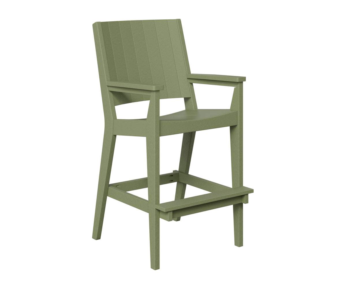 Berlin Gardens Mayhew Outdoor Poly Lumber Chat Extra Tall Bar Height Chair