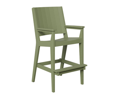 Berlin Gardens Mayhew Outdoor Poly Lumber Chat Extra Tall Bar Height Chair