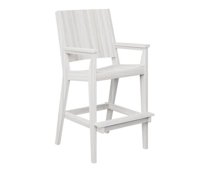 Berlin Gardens Mayhew Outdoor Poly Lumber Chat Extra Tall Bar Height Chair