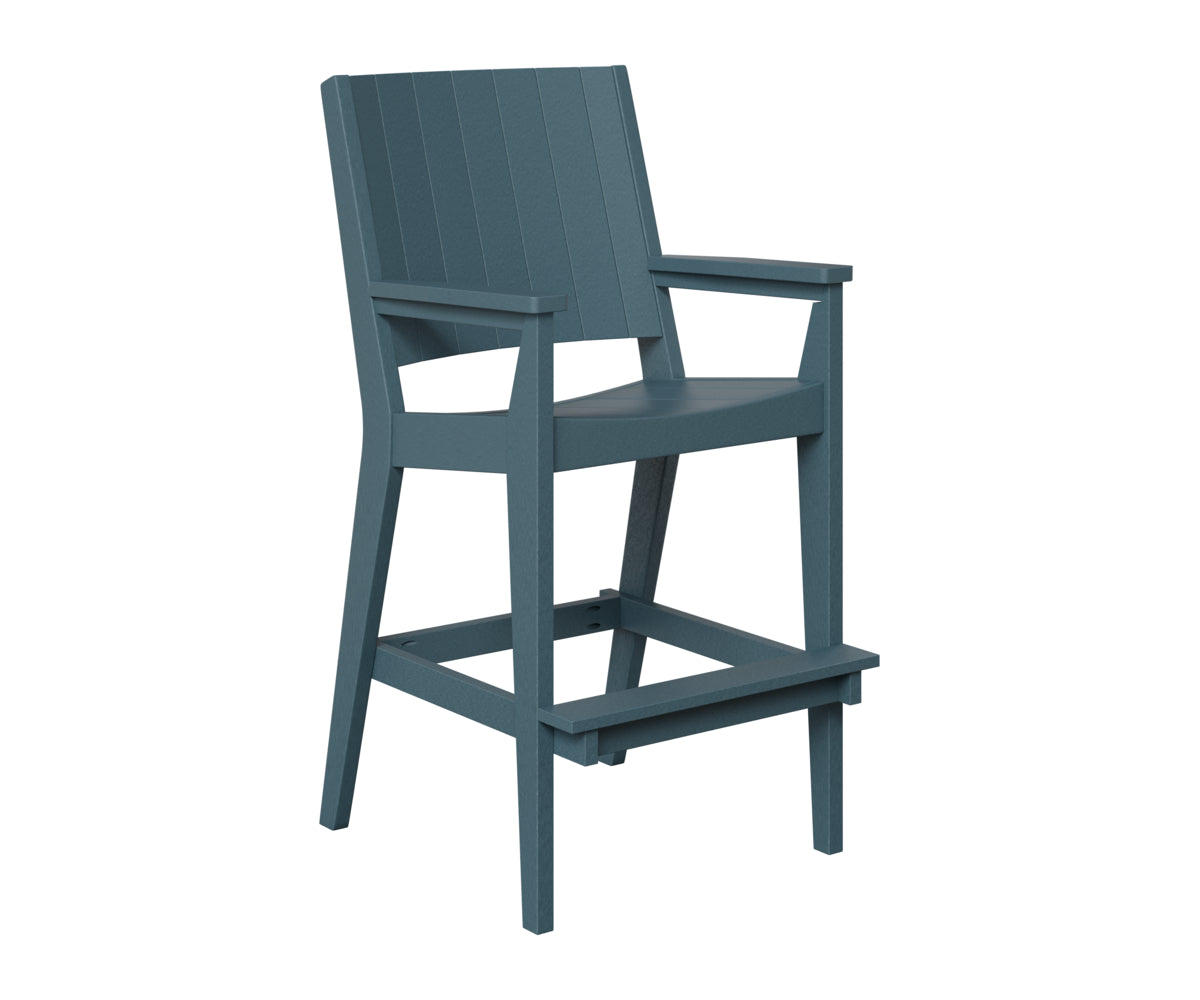 Berlin Gardens Mayhew Outdoor Poly Lumber Chat Extra Tall Bar Height Chair