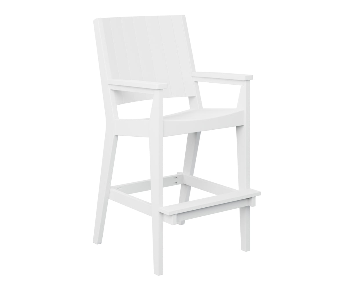 Berlin Gardens Mayhew Outdoor Poly Lumber Chat Extra Tall Bar Height Chair