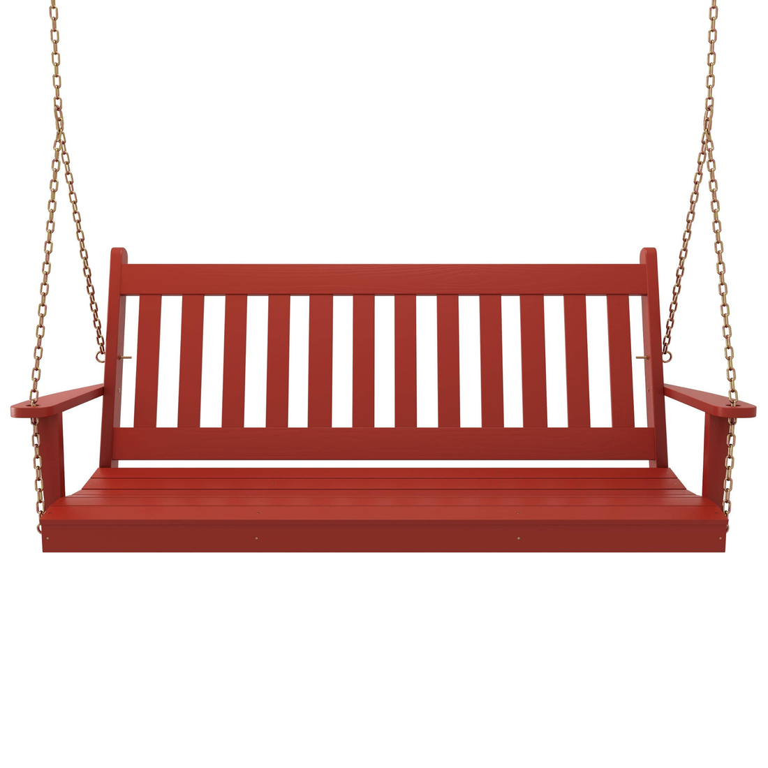 Keystone Amish Co. 4 Foot Franklin Porch Swing, Red