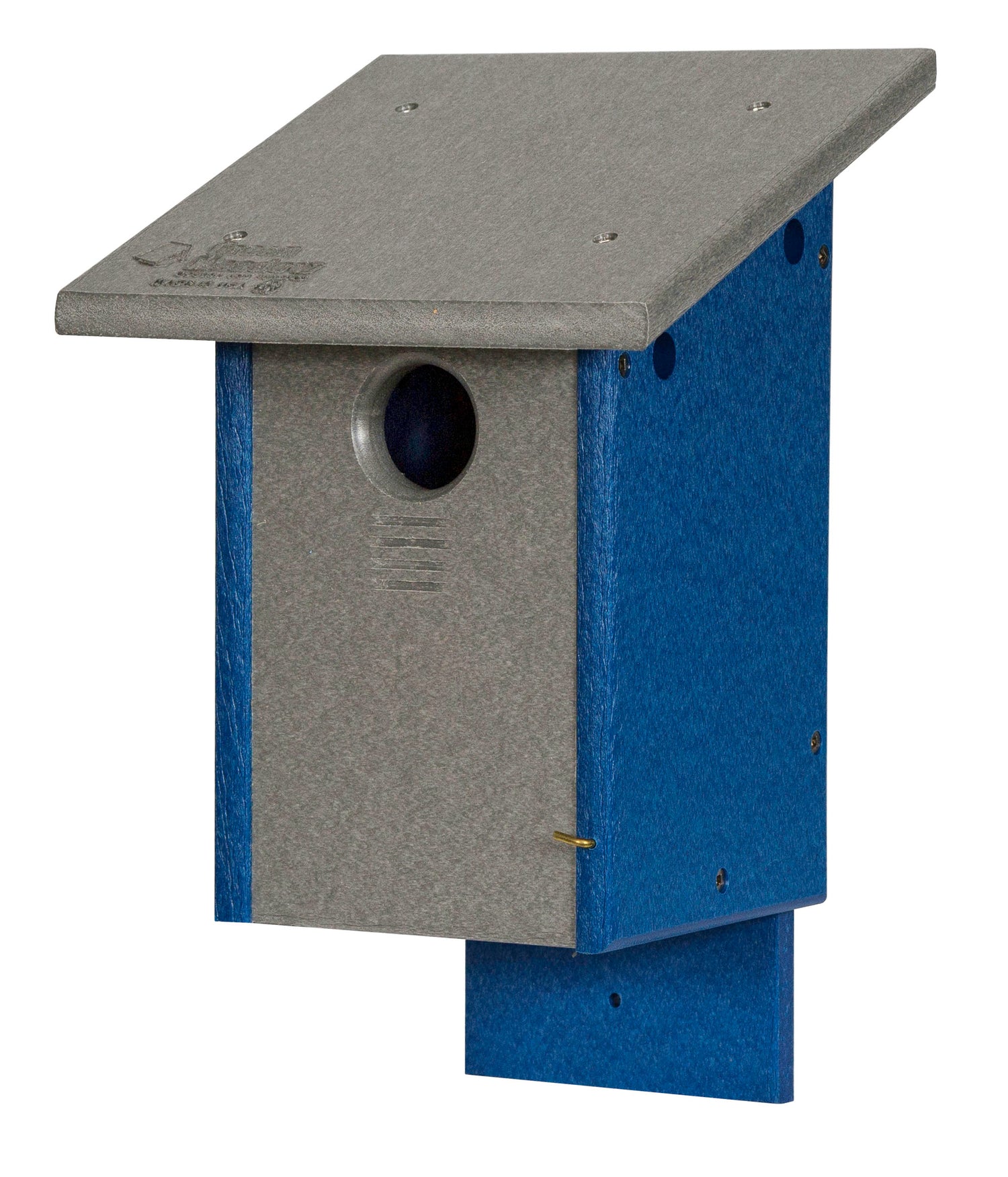 Stratton Field Poly Lumber Wall or Post-Mount Bluebird House