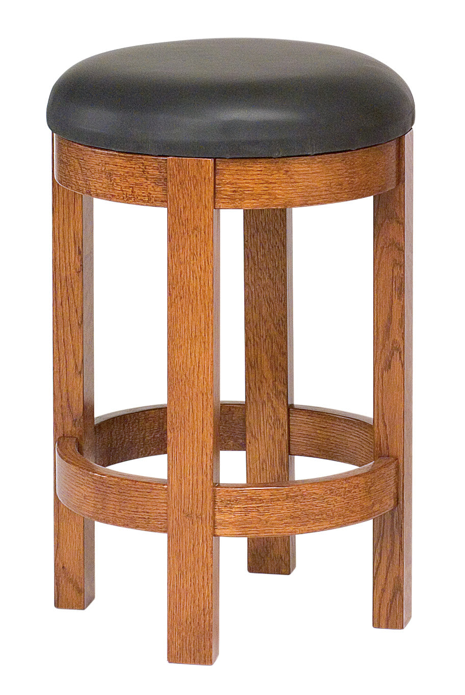 Hoosier Timbercraft Wayne Backless Maple Barstool