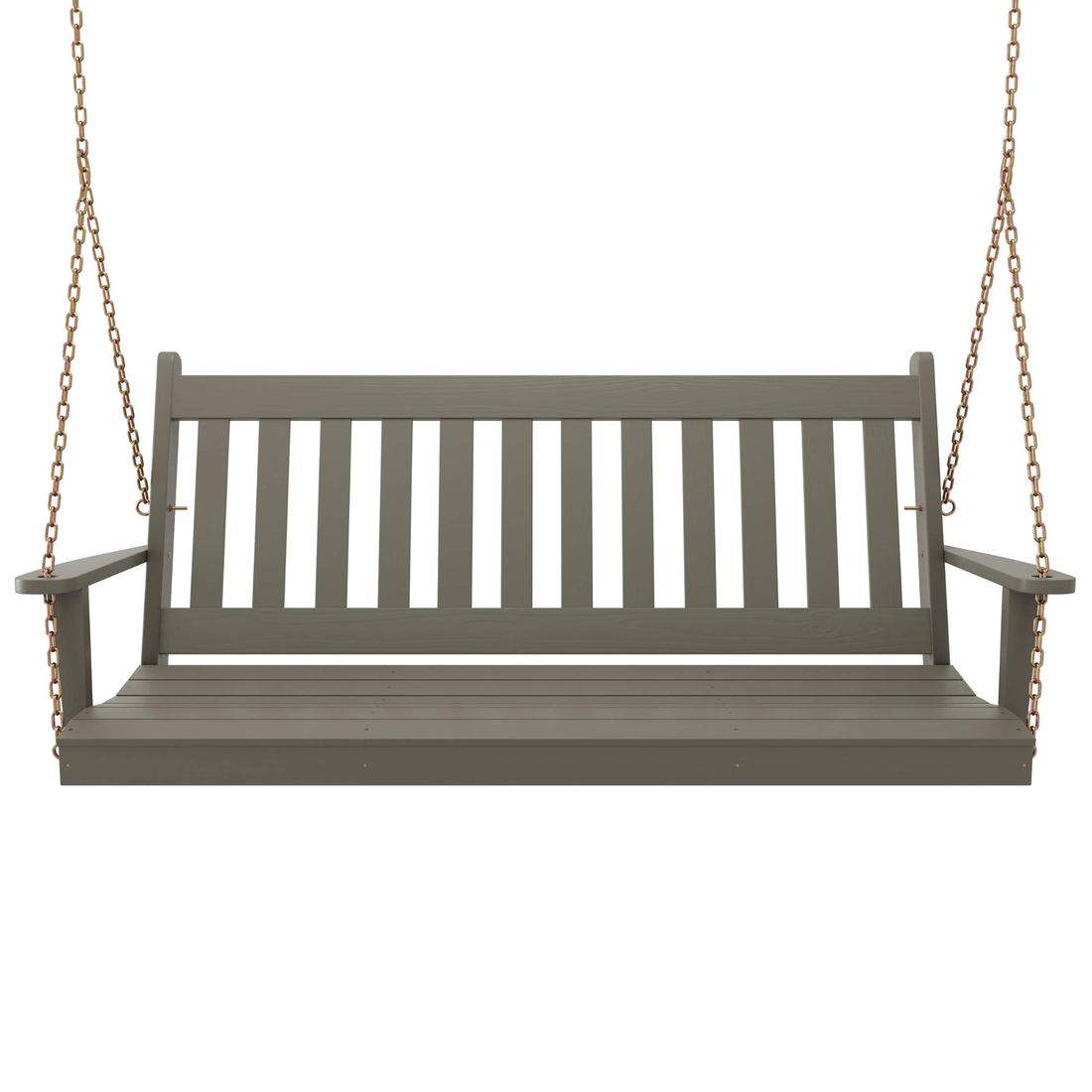 Keystone Amish Co. 4 Foot Franklin Porch Swing, Olive Grey