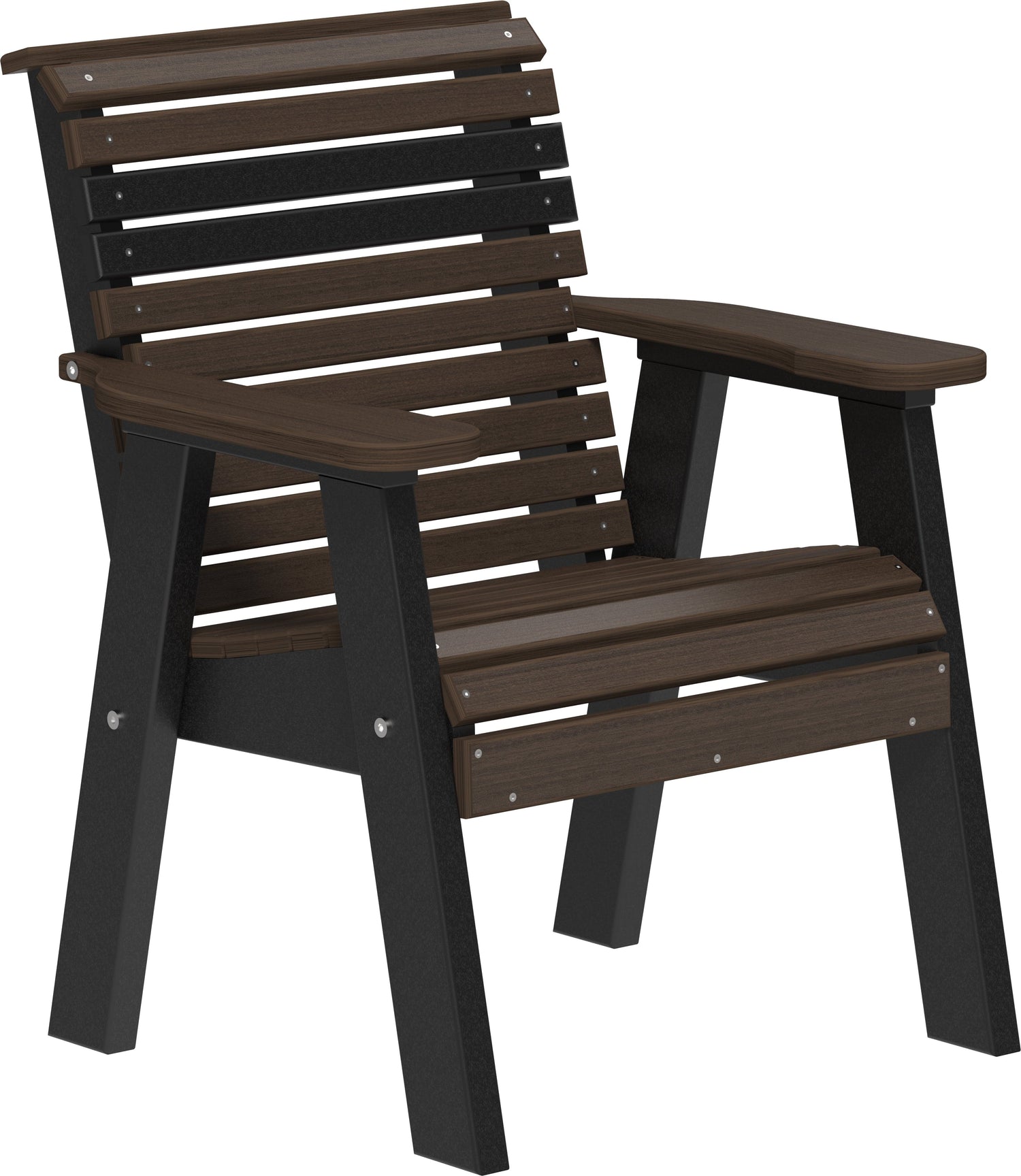 LuxCraft Poly Composite Rollback Outdoor Arm Chair