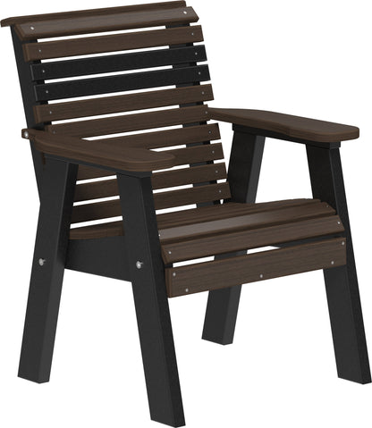 LuxCraft Poly Composite Rollback Outdoor Arm Chair